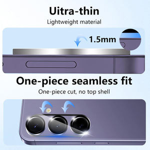 Protector de Cámara de Lente Trasera de Vidrio Templado de Aluminio Metálico 3D 9H Personalizado de Fábrica para Samsung S25 S26 Ultra Anti Golpes - Product Image 3