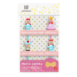 Accesorios de Cocina con Diseño de Princesa de Dibujos Animados, Juego de Tenedores y Palillos Desechables de Plástico Personalizados, Únicos, para Lonchera Bento de Frutas para Niños - Product Image 2
