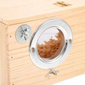 Caja <span class=keywords><strong>de</strong></span> cría <span class=keywords><strong>de</strong></span> pájaros pequeños <span class=keywords><strong>de</strong></span> madera, accesorios <span class=keywords><strong>para</strong></span> jaula <span class=keywords><strong>de</strong></span> pájaros, Nido <span class=keywords><strong>de</strong></span> Pájaro <span class=keywords><strong>de</strong></span> madera <span class=keywords><strong>para</strong></span> periquito, periquito, agapornis - Product Image 6