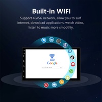 Nuevo Reproductor Multimedia para Auto con Pantalla Táctil Android de 7 Pulgadas y 64 GB, Estéreo para Auto, Carplay, DVD, Navegación GPS