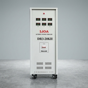 เครื่องปรับแรงดันไฟฟ้าอัตโนมัติ DR3-20KII 20kVA 3 เฟส สำหรับไฟฟ้ากระแสสลับ  รับแรงดันไฟฟ้าเข้า 160V-430V สำหรับงานอุตสาหกรรม - Product Image 1