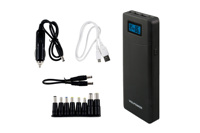 Powerbank Box 15600mah Warna Hitam QC3.0 Pengisian Cepat 9V 12V 20V Dc Power Bank untuk Laptop Notebook Komputer Pc