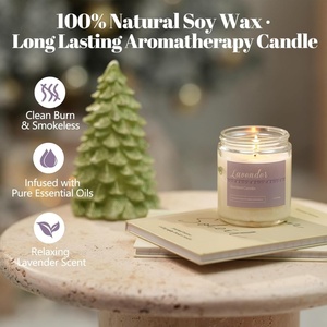 OEM et ODM acceptés, ensemble cadeau de 6 bougies parfumées d'aromathérapie, 36 oz au total, 300 heures de combustion longue durée, bougies pour la maison - Product Image 2