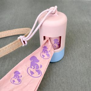 Dispensador de Bolsas para Desechos Huamaohengchun con Revestimiento Suave al Tacto de Primera Calidad |   Abertura de dispensación ampliada, elegante diseño de bloques de color - Product Image 3