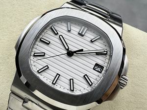 Montre mécanique de luxe étanche de qualité supérieure pour plongeurs, 40 mm, mouvement ETA 324 d'usine DDF, épaisseur 8,2 mm, montre PP blanche 5711 - Product Image 2
