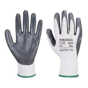 PORTWEST - A310GRWL Flexo Grip nitrilo gris/guante blanco-GUANTES EAN 5036108174751 - Product Image 1
