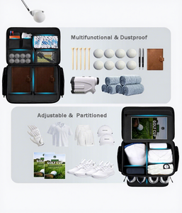 Organizador de Maletero para Golf, Impermeable, Ventilado, para Zapatos, Pelotas, Tees, Gorras, Guantes, Ropa, Especial para Autos - Product Image 2