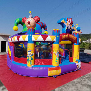 Castillos inflables, casa de brinco inflable tipo circo y tobogán combinados, castillo inflable gigante para exteriores. - Product Image 6