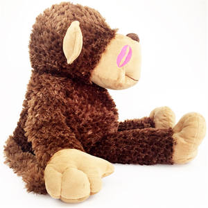 Regalo de relleno de calcetín de Navidad-Gorila esponjoso de 6 "con beso volador, Mini animal de peluche para niños Secret Santa - Product Image 3