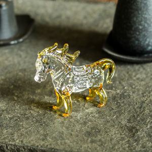 Handmade Eco-Friendly Polished Mini <b>Crystal</b> Ball Zodiac Steed Figurine Table Ornaments Collectible <b>Animal</b> Home Decor Birthday - Product Image 6