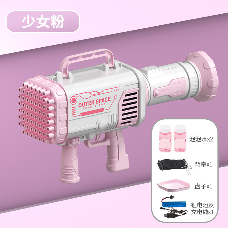 Bubble Machine Automatic Bubble Blower Maker 2000 Per Minute Bubble for Kids Whale Gun Style Plastic Material Origin Type ABS