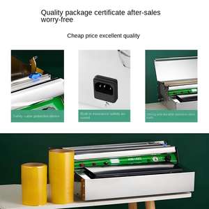 เครื่องห่อซูเปอร์มาร์เก็ตเครื่องห่อฟิล์มห่อสลัดผักกาดหอมสดผักผลไม้อาหารเนื้อ - Product Image 3