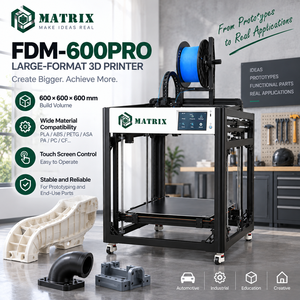 Imprimante 3D FDM grand format pour les bureaux de services d'impression 3D, les prototypes personnalisés et la production de pièces à la demande - Product Image 4