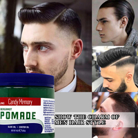 Cire coiffante pour cheveux naturels à label privé, gelée de contrôle des frisottis, gelée de contrôle des frisottis pour cheveux bouclés, cire coiffante pour hommes