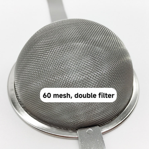 Accessori Premium per Tè: Infusore in Acciaio Inox 304 a Maglia Fine per Tè Sfuso e Matcha con Manico Martellato - Product Image 2