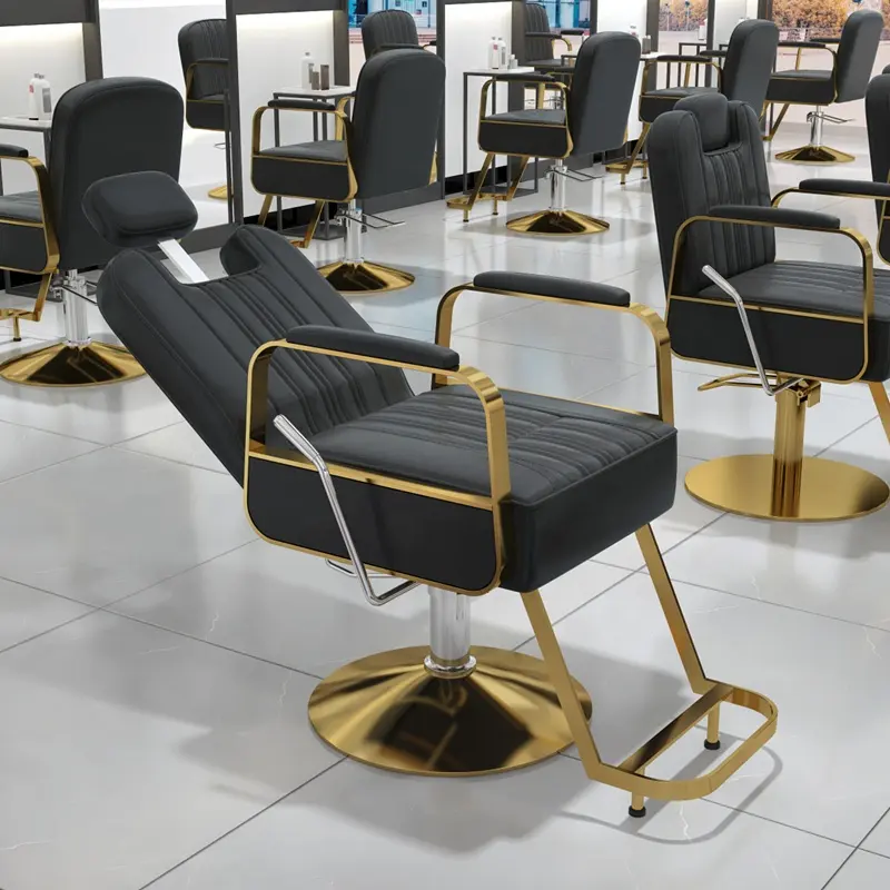 Kol dayama rahat salon berber sandalyeler satış fabrika satış saç salon berber koltuğu mobilya