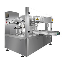 Machine de remplissage de liquides et de granulés pour sacs préformés autoportants, ensacheuse alimentaire, machine d'emballage de poudre 380V 1500kg