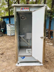 Prodotto popolare in cina prefabbricato <span class=keywords><strong>wc</strong></span> cabine sanitarie con pannello in legno - Product Image 4
