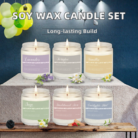 Anneler Günü için El Yapımı Patlayıcı Aromaterapi Kokulu Soya Balmumu Cam Kavanoz Hediye Seti - DESSERT Kokusu 60 Saat Üzeri Yanma Süresi