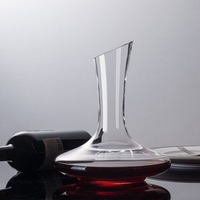 2025 Carafe à vin en verre de haute qualité 1500ml Design moderne Bubbler à vin rouge
