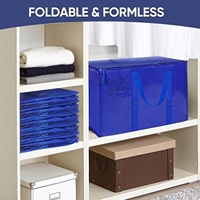 Sacs de rangement et de déménagement multi-usages en PP PVC extra-larges, robustes, imperméables, rembourrés et en peluche, portables pour le voyage