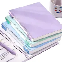 Carnet à feuilles mobiles personnalisable, format A4/A5, avec inserts de papier remplaçables, couverture en papier imprimé offset, journal, cadeau, directement de l'usine