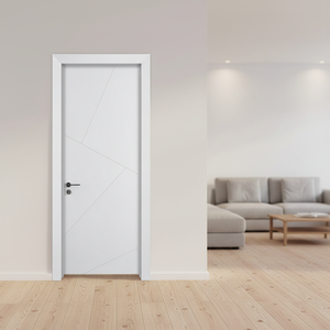 Puertas Interiores de Hotel Modernas, Económicas, de PVC Compuesto, Acabado Impermeable - Product Image 1