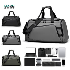 حقيبة دفل رجالية أنيقة مقاومة للماء للسفر، حقيبة رياضية محمولة متعددة الوظائف للتخزين وللتمرين، يمكن حملها على الكتف - Product Image 1