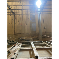 Ligne de production automatique de peinture en poudre avec prétraitement par lavage par pulvérisation pour la finition des surfaces métalliques des meubles en acier, des bureaux et des chaises