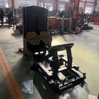Équipement de fitness professionnel pour salle de sport : Machine à pont fessier et à poussée de hanche à charge guidée