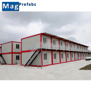 Abordable Préfabriqué 20 pieds 40 pieds Détachable Conteneur Van Maisons Camp de Travail au Sénégal avec Acier Inoxydable - Product Image 4