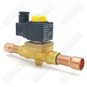 1078/6 <span class=keywords><strong>3</strong></span>/4 ''Solder 2 cara NC pendingin katup Solenoid dengan HM2 Coil 24V 110V 220V AC 12V 24V DC - Product Image 2