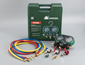 Hongsen MVS60-101Aデジタル圧力計およびacデジタルマニホールドゲージセットr134a - Product Image 2