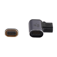 Adaptador Magnético VCOM USB4 Tipo C a C, Conector USB-C en Forma de L, Carga PD de 100W, Datos de 40Gbps, Video 8K
