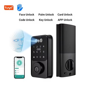 Mỹ Phong Cách Tiêu Chuẩn Chốt Cửa Thông Minh Khóa Với Lòng Bàn Tay In Mở Khóa Nhận Dạng Khuôn Mặt Mở Khóa Kỹ Thuật Số Tuya Ứng Dụng Thông Minh Ổ Khóa - Product Image 2