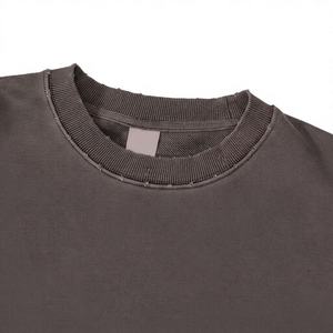 T-shirts décontractés unisexe à manches courtes en coton épais 460 g/m² 100 % coton, coupe ample, style streetwear, personnalisables avec logo - Product Image 1