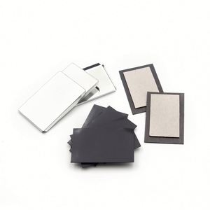 Factory Wholesale Components Magnet/Tin/Mylar 80*53Mm Rectangular Button <b>Fridge</b> Magnet Making Materials - Product Image 5