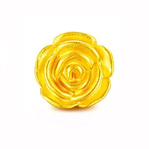 Colgante de Flor de Sol Clásico 3D de Oro Puro Sólido de 24K para Mujer, Ideal para Joyería y Collares - Product Image 3