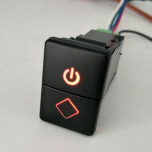 Không thấm nước dễ dàng cài đặt điều khiển kép 12V đẩy nút chuyển đổi Kit cho xe dẫn thanh ánh sáng và sương mù đèn tại chỗ - Product Image 1