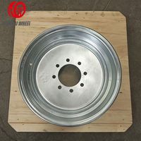 Pièces industrielles, vente directe d'usine, roues en acier et alliage d'aluminium pour camions légers, modèle 17.5X6.75, épaisseur du disque 8/10 mm, déport des pneus