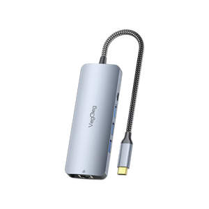 Hub USB C 10 en 1, Adaptador Multipuerto, Estación de Acoplamiento 10 en 1, Carga, Puertos de Datos RJ45 USB3.0 para iPhone 16 Pro Max XPS <span class=keywords><strong>Thinkpad</strong></span> - Product Image 1