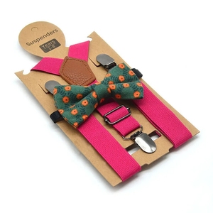 All'ingrosso bambini <span class=keywords><strong>bretelle</strong></span> papillon Set 4 clip Y-Back <span class=keywords><strong>bretelle</strong></span> elastiche <span class=keywords><strong>con</strong></span> papillon Bowknot matrimonio nero rosa ragazzo ragazze <span class=keywords><strong>bretelle</strong></span> - Product Image 5