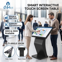 Moniteur interactif horizontal de 55 pouces, écran tactile, kiosque tout-en-un, affichage numérique de table