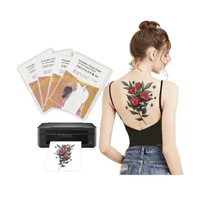Factory Direct 8,5x11 Zoll Hot Selling Long Lasting Temporäres Wassertransfer-Tattoo-Papier für die Haut