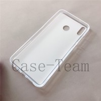 Fabricant de gros étuis en TPU mat doux givré couverture arrière étui de téléphone portable en silicone pour Huawei Honor 8X Max noir