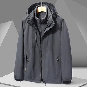 Blouson de moto trois-en-un pour couples, coupe longue, coupe-vent, imperméable, idéal pour l'hiver, les sports de plein air, confortable et tendance - Product Image 4