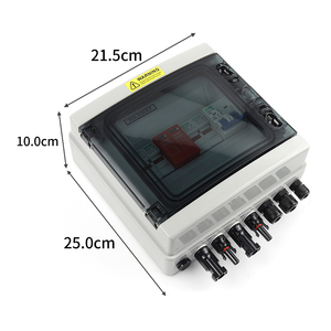 太阳能光伏直流500伏光伏汇流箱带防雷<span class=keywords><strong>2</strong></span>输入1输出保险丝MCB SPD防水盒IP65 - Product Image 6