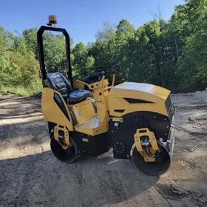 CE EPA-zertifizierter hydraulischer Doppeltrommel-Straßenwalzen-Vibrations walzen verdichter - Product Image 3