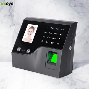 Eseye The Latest 2.8Inch Dual Camera Face Time Attendance Machine Biometric Time In Time Out Finger Print Attendance