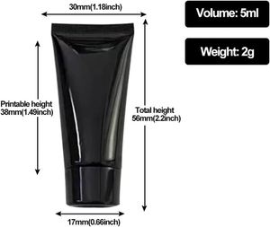 ขวดพลาสติก PE สีขาวสำหรับใส่ผลิตภัณฑ์ทำความสะอาดผิวหน้า หลอดพลาสติกสำหรับบรรจุภัณฑ์ครีม - Product Image 2